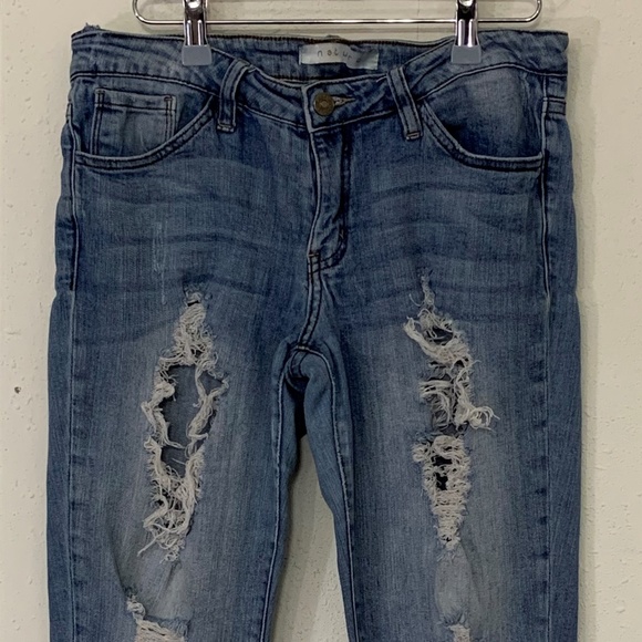 Nature Distressed/Destroyed Jeans - Picture 1 of 6